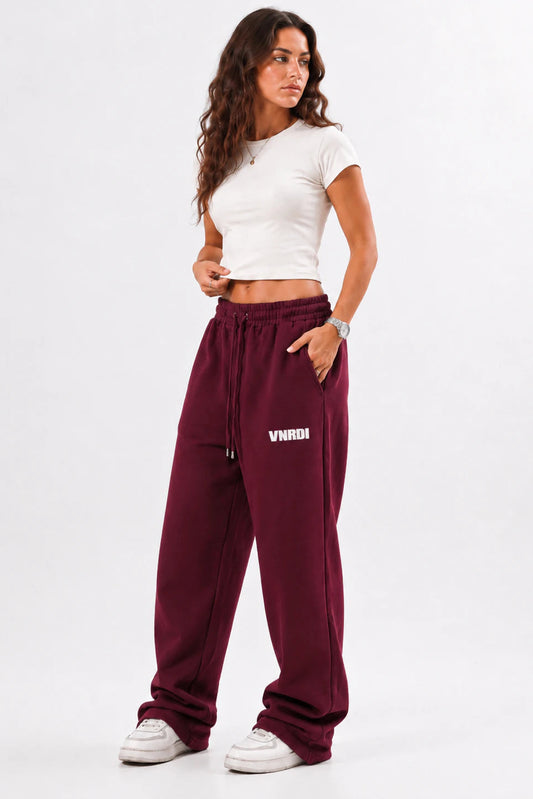 Venerdi sweatpants in burgundy