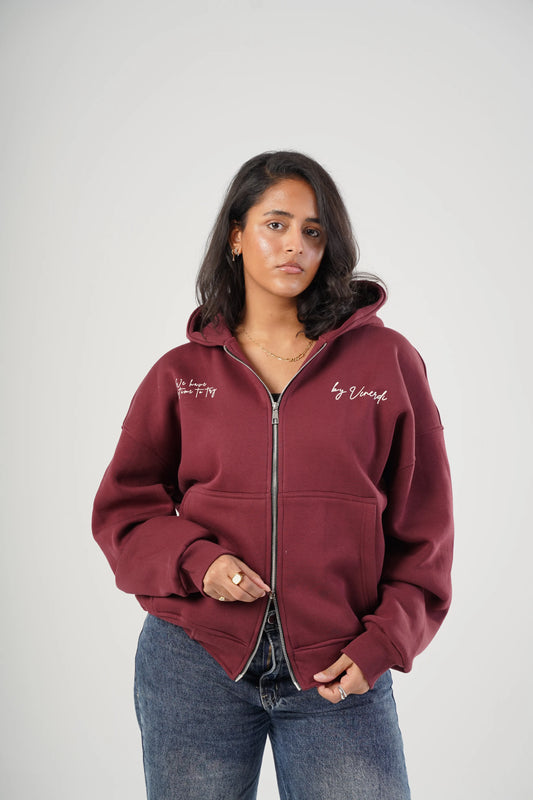 VENERDI ZIPPER Burgundy