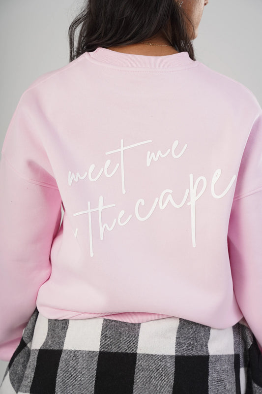 Meet Me on The Cap BoxyFit Pink